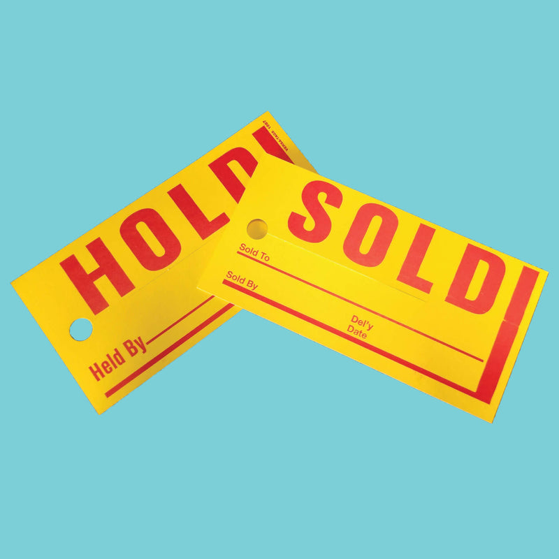 Hold Sold Tags Small