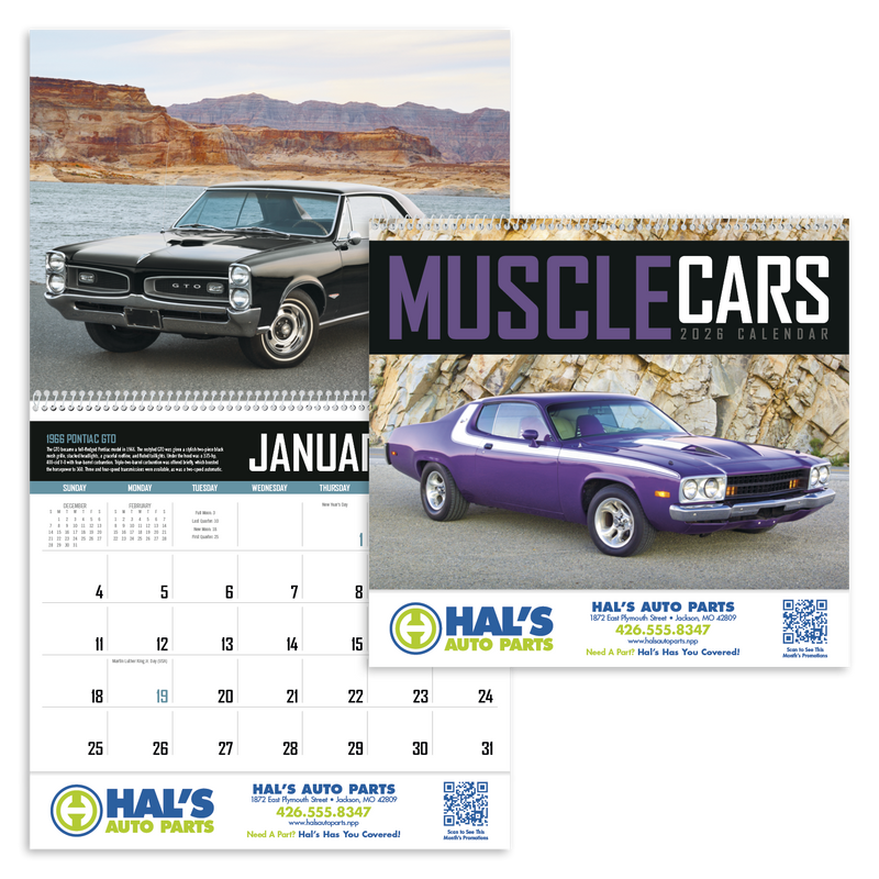Muscle Cars - Calendars