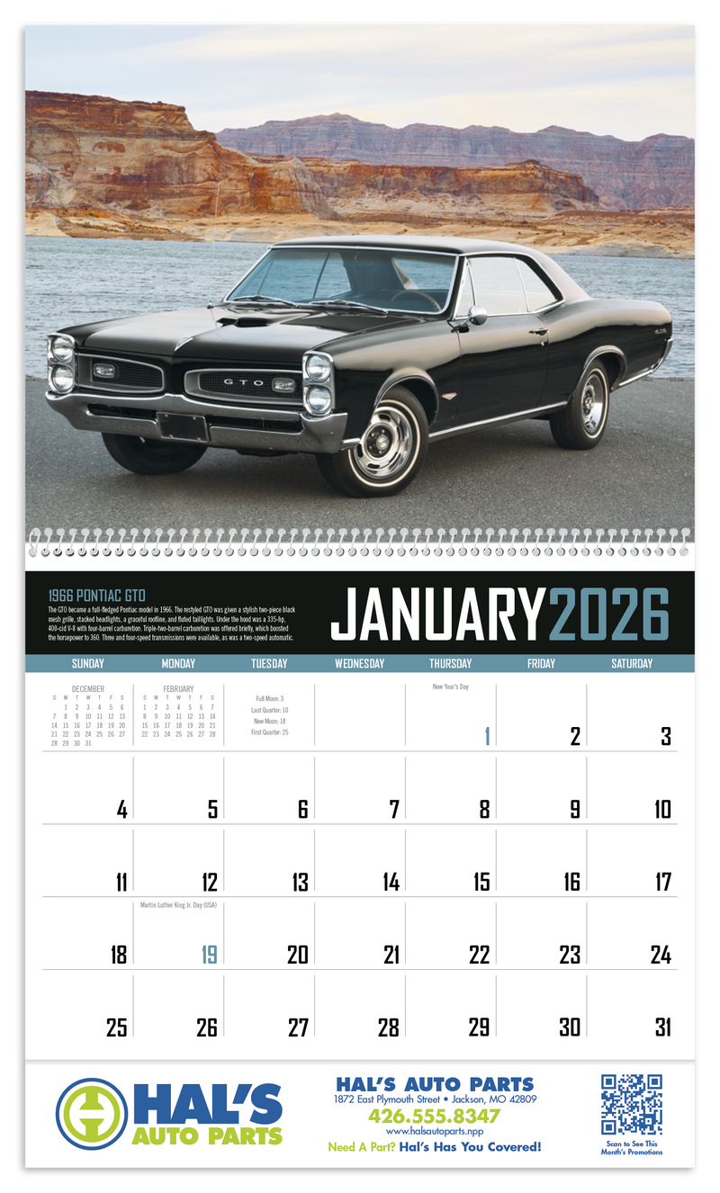 Muscle Cars - Calendars