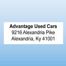 Self-Inking Rubber Stamps - Choice of Imprint Color/Size