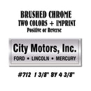 Dealer Decklid Decal