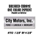 Dealer Decklid Decal