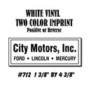 Dealer Decklid Decal