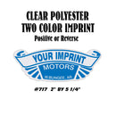 Dealer Decklid Decal