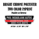 Dealer Decklid Decal