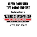 Dealer Decklid Decal