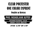 Dealer Decklid Decal