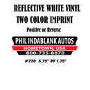 Dealer Decklid Decal