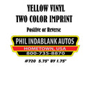 Dealer Decklid Decal