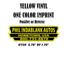 Dealer Decklid Decal