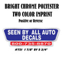 Dealer Decklid Decal