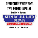 Dealer Decklid Decal
