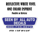 Dealer Decklid Decal