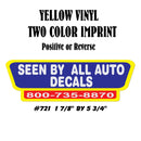 Dealer Decklid Decal