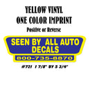 Dealer Decklid Decal