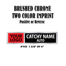 Dealer Decklid Decal