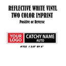 Dealer Decklid Decal