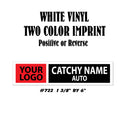 Dealer Decklid Decal