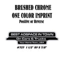 Dealer Decklid Decal