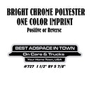 Dealer Decklid Decal