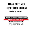 Dealer Decklid Decal