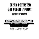 Dealer Decklid Decal