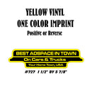 Dealer Decklid Decal