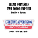 Dealer Decklid Decal