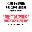 Dealer Decklid Decal