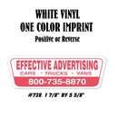 Dealer Decklid Decal