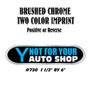 Dealer Decklid Decal