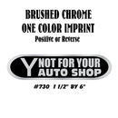 Dealer Decklid Decal