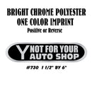 Dealer Decklid Decal