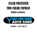 Dealer Decklid Decal