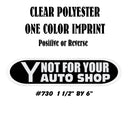 Dealer Decklid Decal