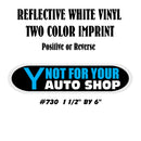 Dealer Decklid Decal