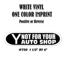 Dealer Decklid Decal