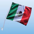 Slogans and Checkered Single-pane Clip-On Flags