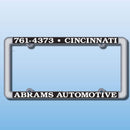 License Frames - Metal - Thin rim STANDARD CHROME