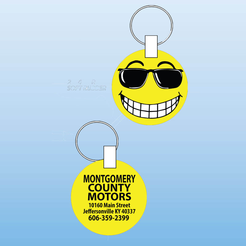 Soft Vinyl Custom Key Tags 6080