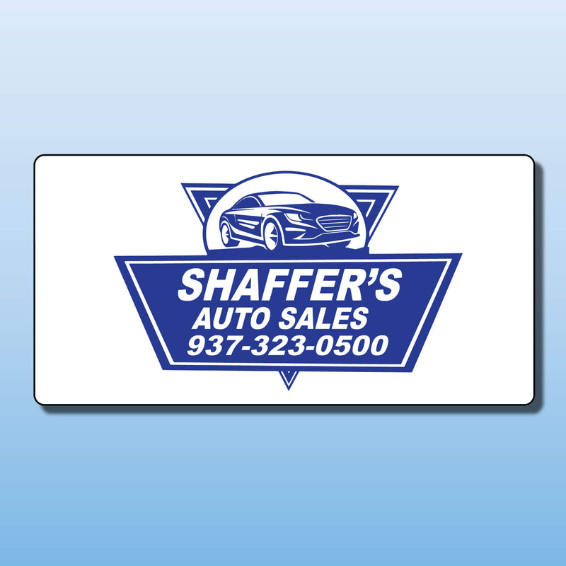 Custom Ad-Plates Polystyrene - Polyethylene