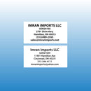 Self-Inking Rubber Stamps - Choice of Imprint Color/Size