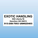 Self-Inking Rubber Stamps - Choice of Imprint Color/Size