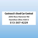 Self-Inking Rubber Stamps - Choice of Imprint Color/Size