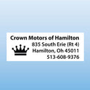 Self-Inking Rubber Stamps - Choice of Imprint Color/Size