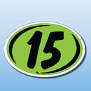 Vinyl Highlights Year Decals 2 Digit 5 color scemes