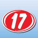 Vinyl Highlights Year Decals 2 Digit 5 color scemes