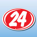 Vinyl Highlights Year Decals 2 Digit 5 color scemes