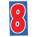 Vinyl Numbers 7 1/2" tall Red, White, Blue