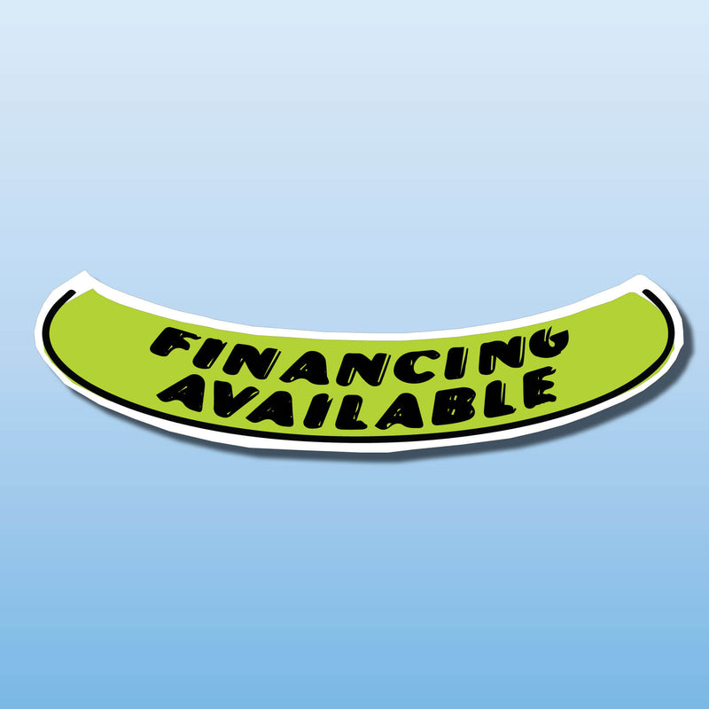 Signs Vinyl Arch Slogans FINANCING AVAILABLE (Smile) Discontinued (SALE)